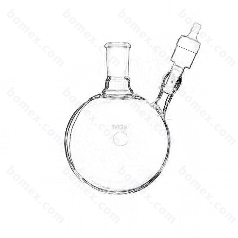 反應(yīng)球瓶，帶高真空節(jié)門