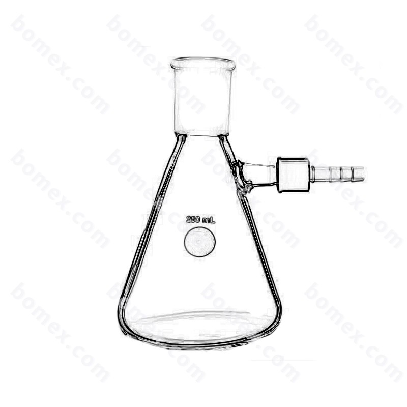 抽濾三角瓶，具GL14 可拆卸小咀接頭